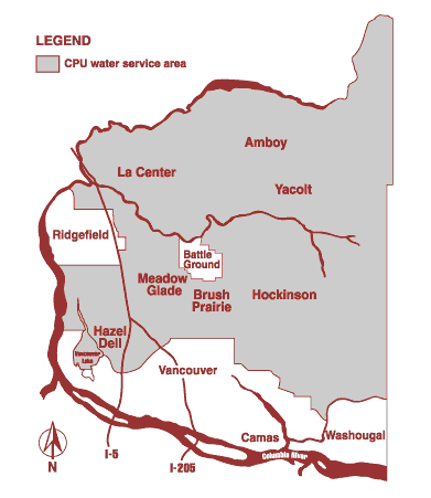 District Maps and Utility Service Area - Clark Public Utilities